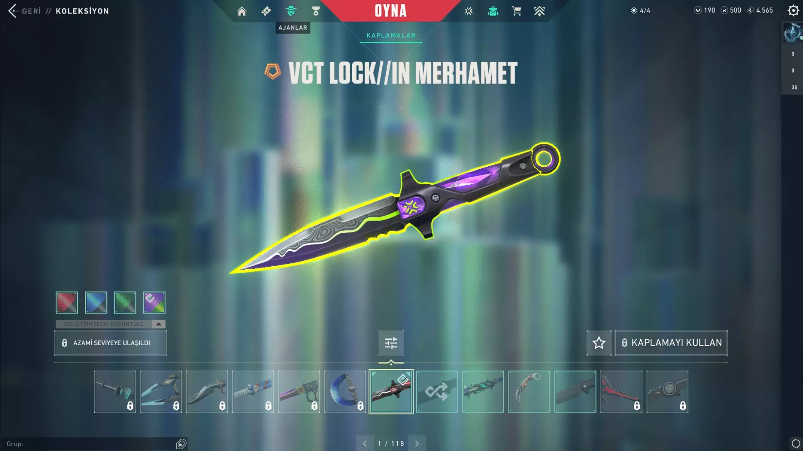 VTC LOCK IN CAPSULE KOLEKSİYON BIÇAKLI DİA TR..