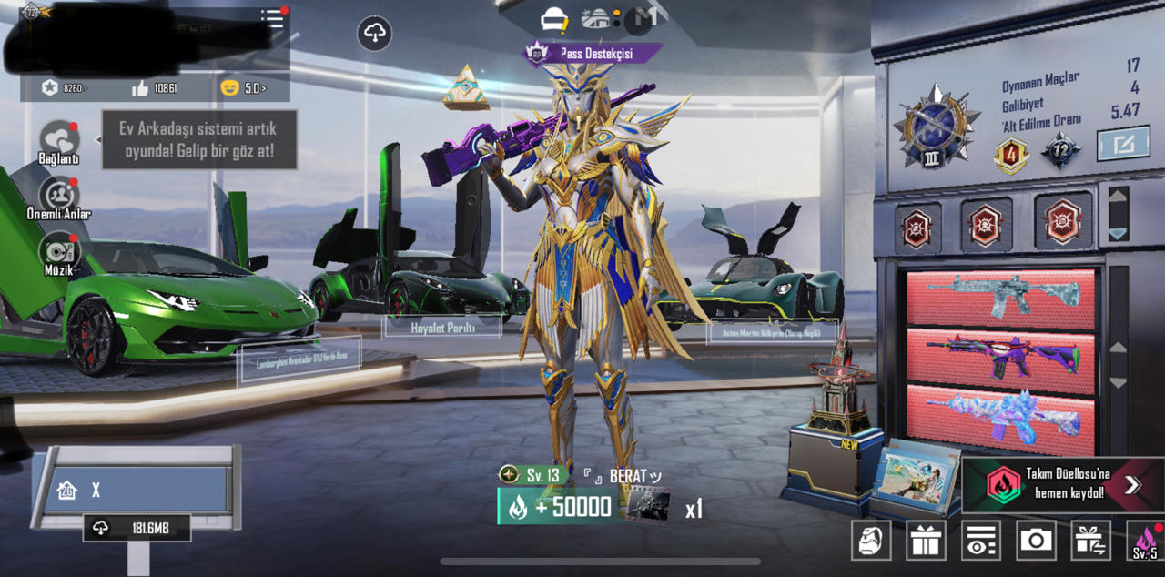 GALERİLİ FİRAVUN MAX FULL HESAP DOLU